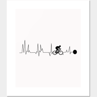 Cycling Heartbeat Posters and Art